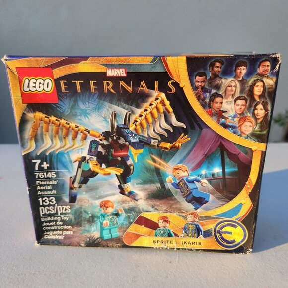 NEW LEGO Marvel Eternals Building Kit Set 76145 Aerial Assault Ikaris Sprite Dev - Picture 2 of 8
